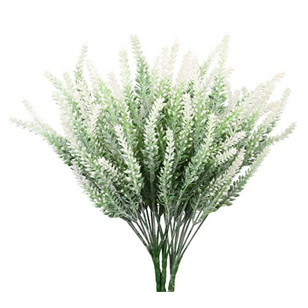 TYEERDEC Artificial Flowers 6 Bundles Lavender Bouquet for Wedding Home Office Decoration Purple - 